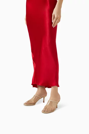 Pam 70 Mules in Mesh