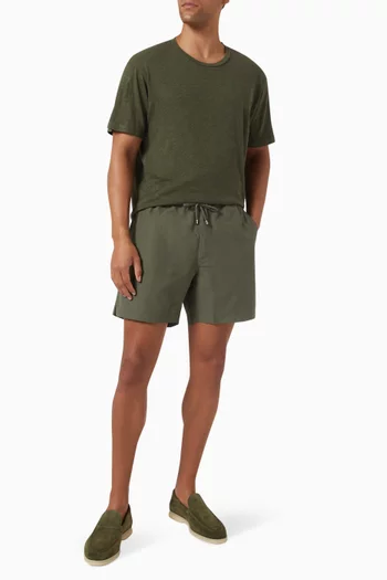 Pima T-shirt in Cotton-linen Blend