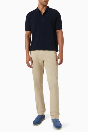 Polo Shirt in Cotton-knit