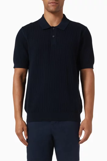 Polo Shirt in Cotton-knit