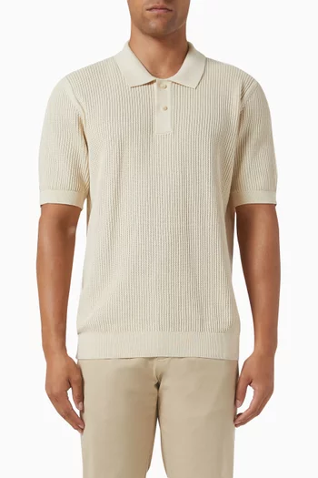 Polo Shirt in Cotton-knit