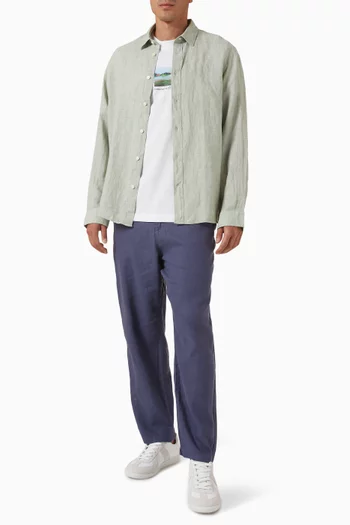 Long-sleeve Shirt in Linen