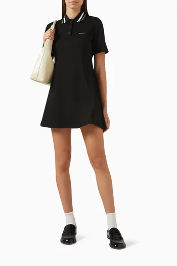 Mini Polo Dress in Cotton-blend