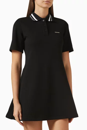 Mini Polo Dress in Cotton-blend