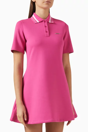Logp-detail Polo Mini Dress