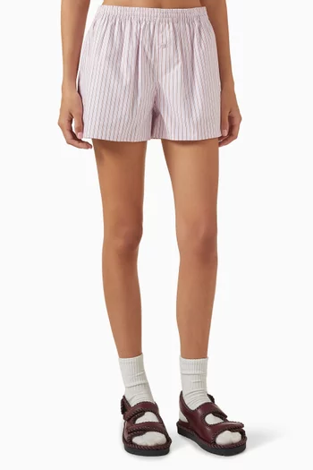 Striped Shorts in Cotton