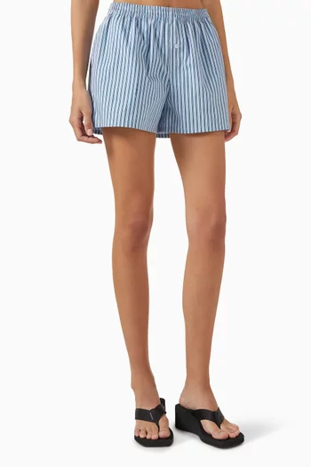 Striped Shorts in Cotton
