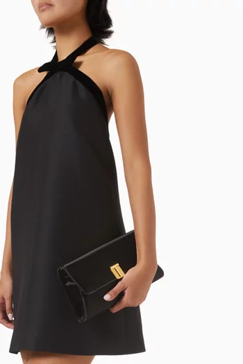 Nobile Clutch Bag in Satin