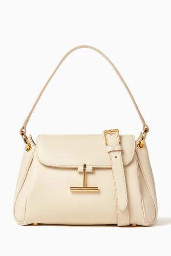 Small Tara Shoulder Bag in Grained Leather