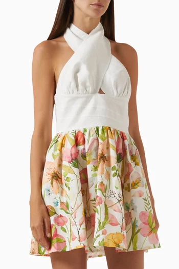 Cora Mini Dress in Cotton
