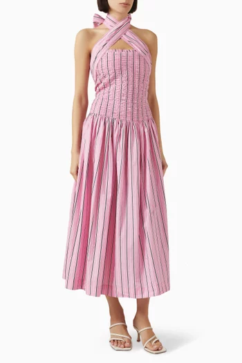 Mia Midi Dress in Organic-cotton