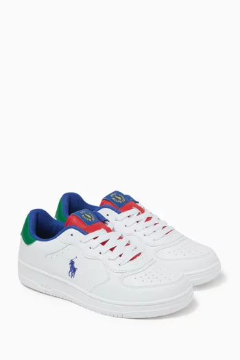 Masters Court Sneakers in Faux Leather