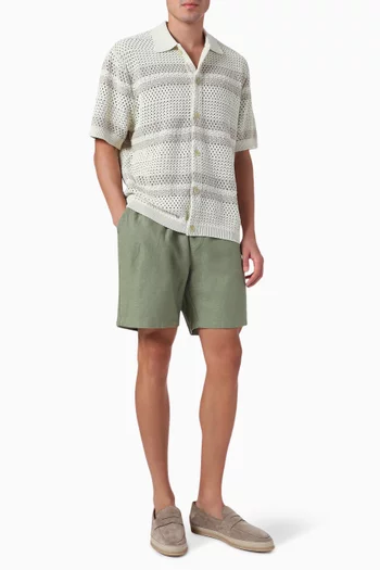 Otton Shorts in Linen-blend