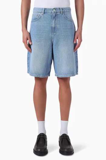 Ryder Shorts in Washed Denim