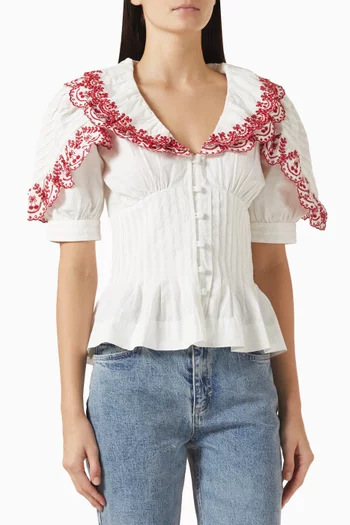 Caroline Blouse in Organic-cotton