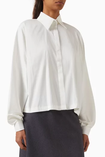 Oversized Tailored Shirt in Japanese Cotton
