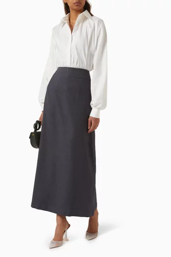 A-line Maxi Skirt