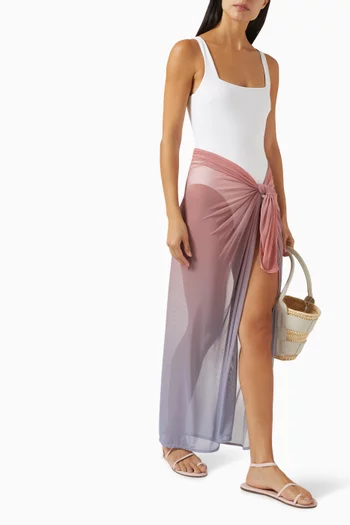 Ombre Sarong in Mesh