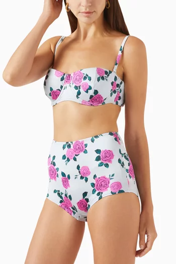 Underwire Bikini Top in Satin