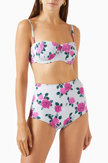 Boy Swim Shorts in Satin