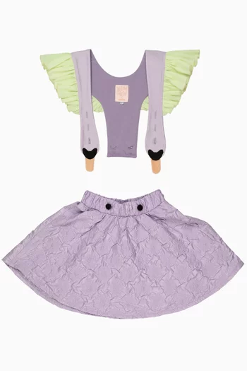 فستان بيرد جيرل بكشكش