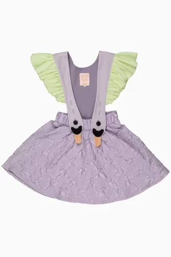 فستان بيرد جيرل بكشكش