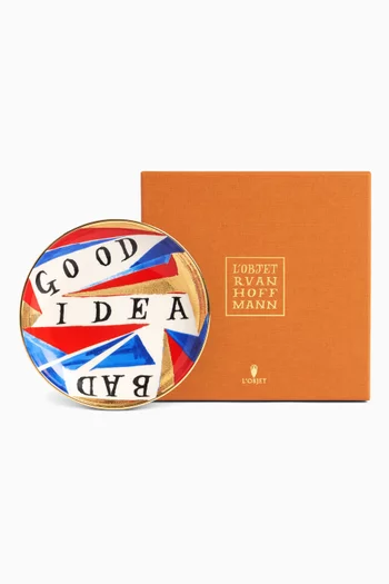 طبق بنقشة Good/Bad Idea لوبجيه × روان هوفمان