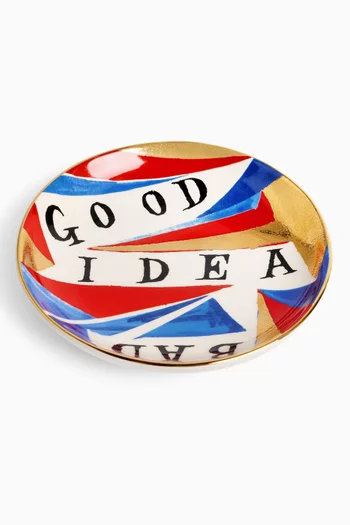 طبق بنقشة Good/Bad Idea لوبجيه × روان هوفمان