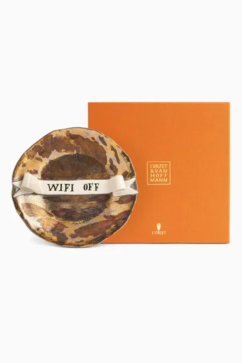 طبق بنقشة Wifi Off لوبجيه × روان هوفمان