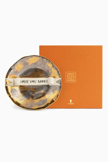 طبق بنقشة Love You More لوبجيه × روان هوفمان