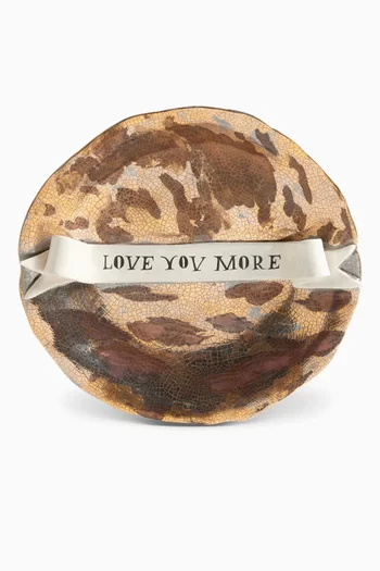 طبق بنقشة Love You More لوبجيه × روان هوفمان