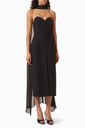 Corset Dress & Scarf Set