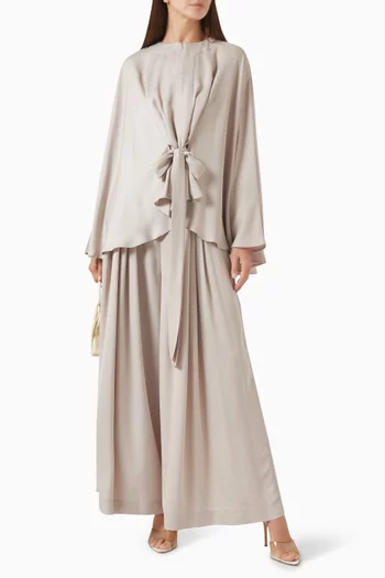 Cape-style Top & Pants Set