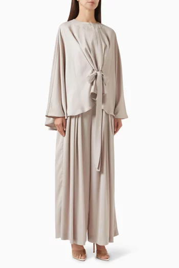 Cape-style Top & Pants Set