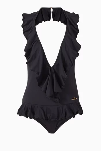Ruffle One-piece Swimsuit