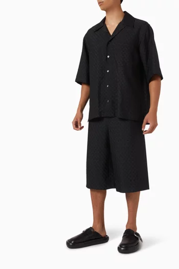 Skull Jacquard Shorts