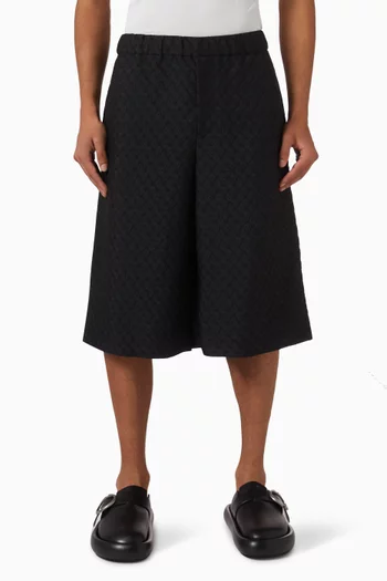 Skull Jacquard Shorts