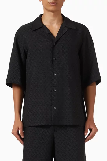 Skull Jacquard Shirt