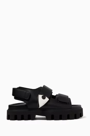 Parachute Sandals in Calf Leather