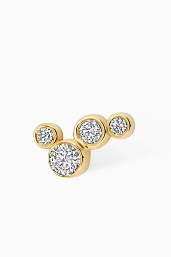 Nia Diamond Single Earring in 18kt Gold