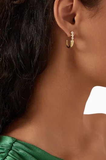 Forte Diamond Single Earring in 18kt Gold