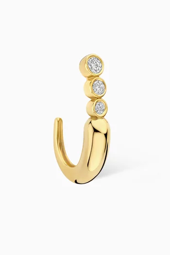 Forte Diamond Single Earring in 18kt Gold