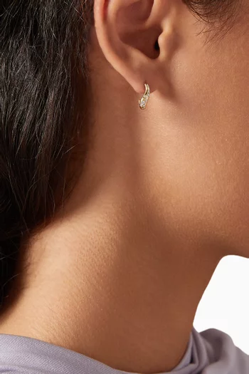Agena Galactic Diamond Single Earring in 18kt Gold