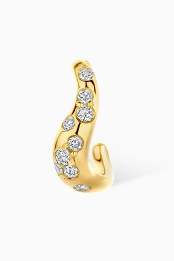 Agena Galactic Diamond Single Earring in 18kt Gold