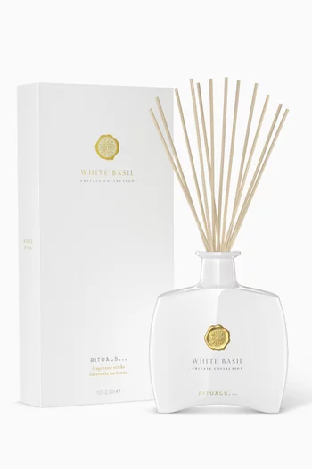 White Basil Fragrance Sticks, 450ml