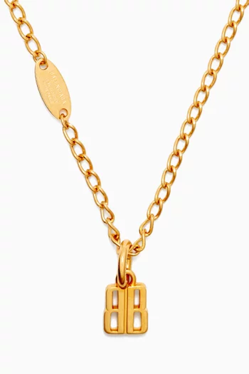 Nano Thin Necklace in Brass