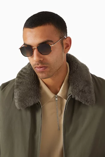 Neptune Deux Sunglasses in Polycarbonate & Metal