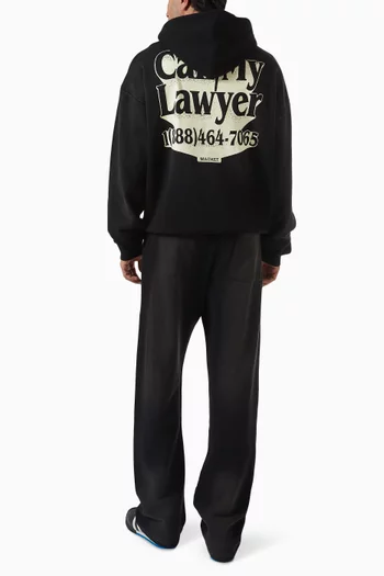 Call My Lawyer Hoodie in Cotton