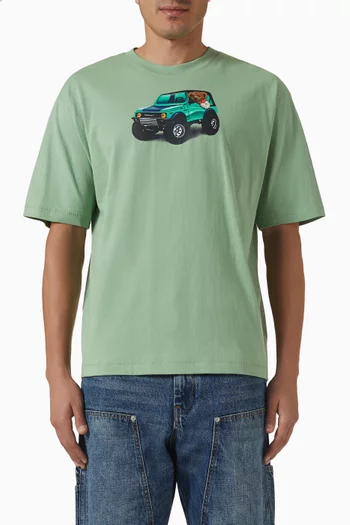 تي شيرت 4x4 بير قطن