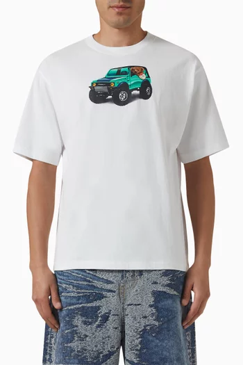 تي شيرت 4x4 بير قطن